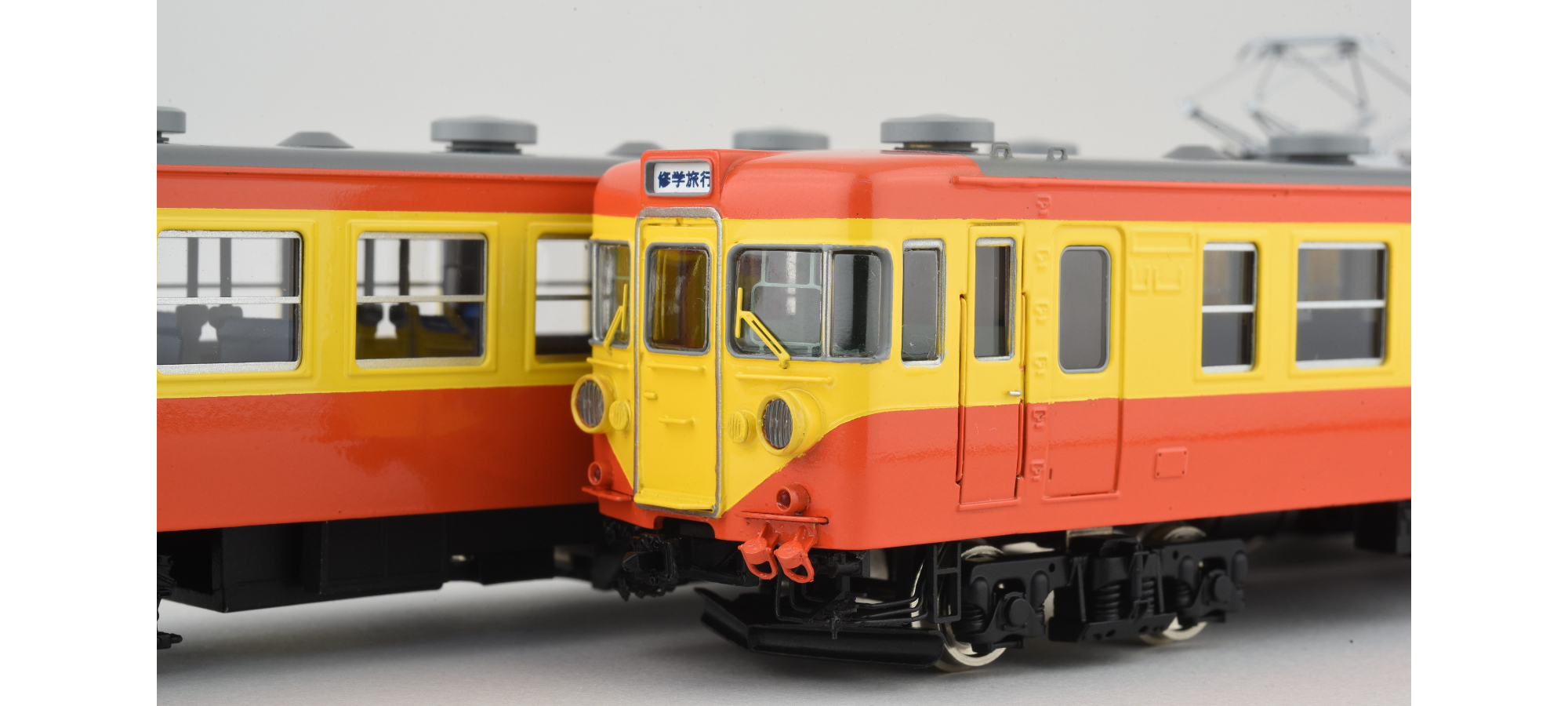 モア 155系 修学旅行電車 4両 1/80 16.5mm 完成品-